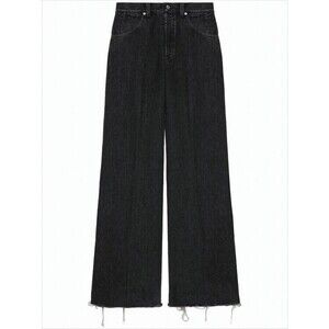 Gucci Wide-Leg Denim Trousers With High Waist - NWT